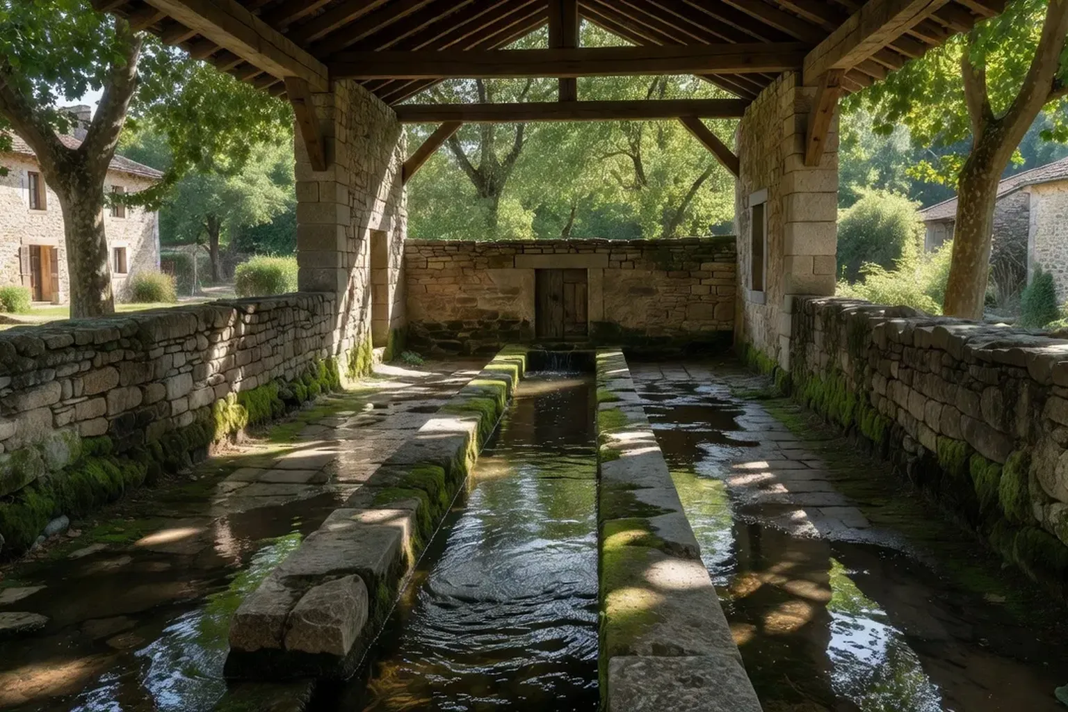 Les lavoirs des villages du Miey de Béarn : inventaire et histoire du patrimoine hydraulique
