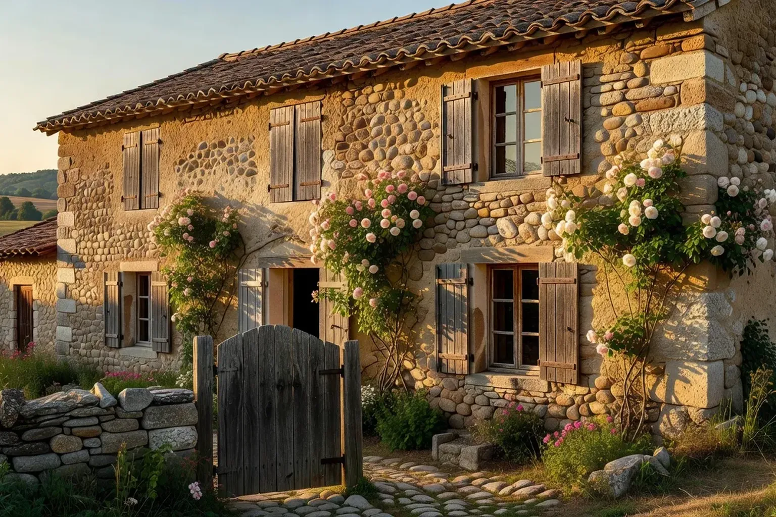 Patrimoine vernaculaire du Béarn : maisons à galets, lavoirs et frontons